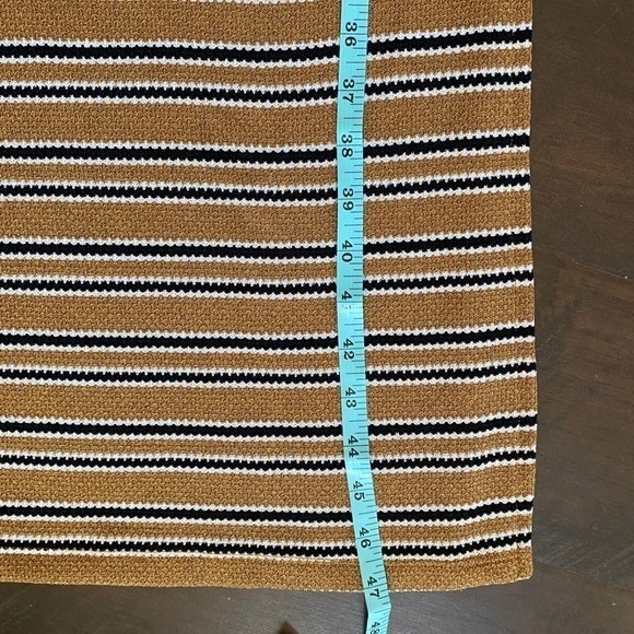 Zara Retro Stripe Relaxed‎ Midi Dress - S - Picture 14 of 15